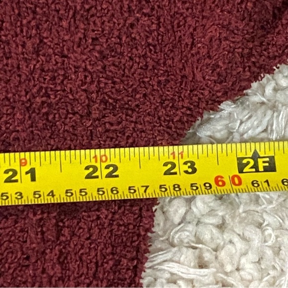 Maurices women soft long sleeve  crewneck maroon sweater size XL - Picture 7 of 8